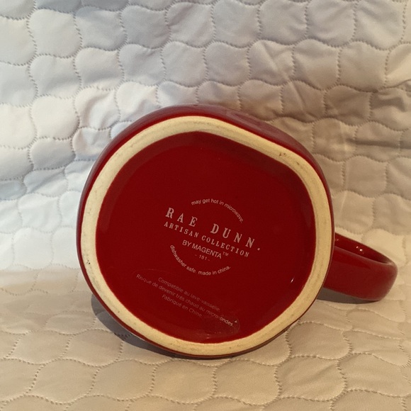 RAE DUNN VALENTINES RED HEART MUG . - Picture 2 of 6